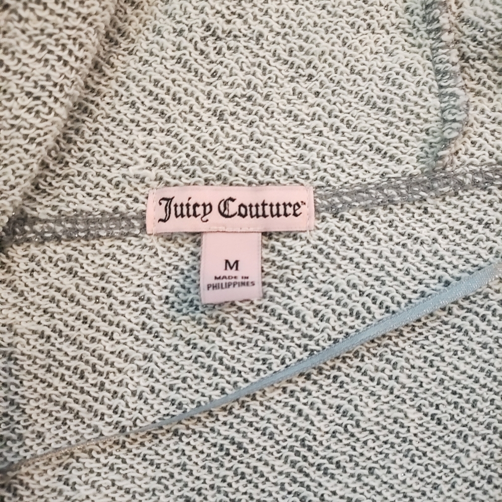 Juicy Couture Hooded Duster Sweater Size Medium - Picture 10 of 10
